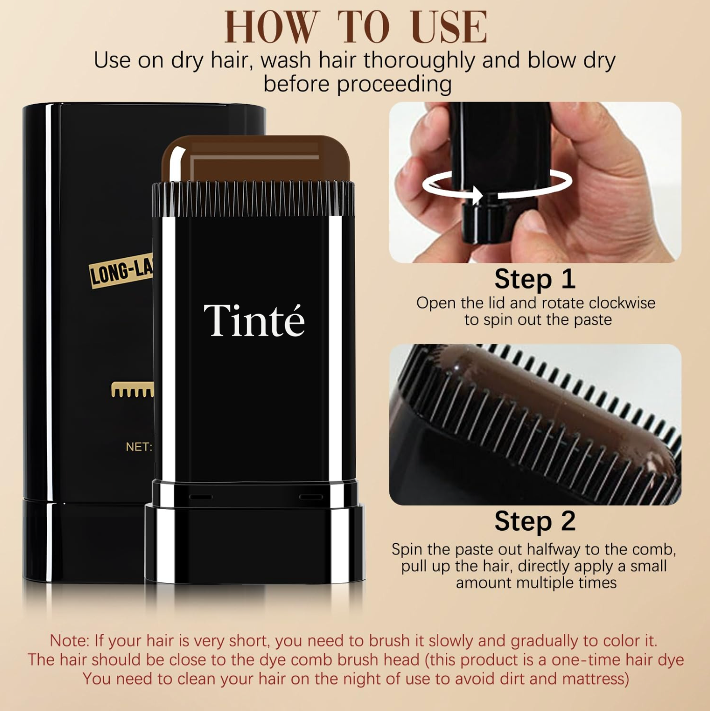 Tinté™ Instant Hair Dye Comb